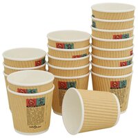 Papieren koffiekopjes 1000 st 4oz 100 ml bruin