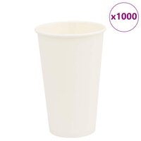 Papieren koffiekopjes 1000 st 16oz 400 ml wit