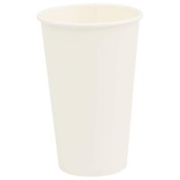 Papieren koffiekopjes 1000 st 16oz 400 ml wit
