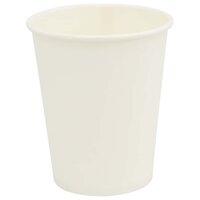 Papieren koffiekopjes 1000 st 8oz 200 ml wit