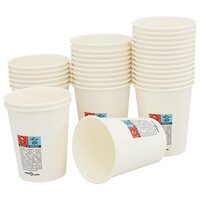 Papieren koffiekopjes 1000 st 8oz 200 ml wit