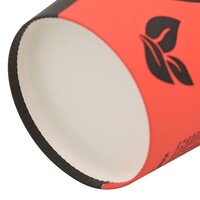 Papieren koffiekopjes 1000 st 16oz 400 ml rood en zwart