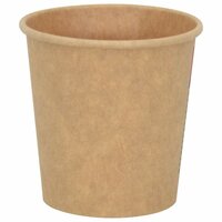 Papieren koffiekopjes 1000 st 4oz 100 ml bruin