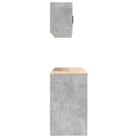 Garagekasten 6 st bewerkt hout betongrijs