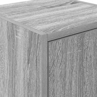 Garage wandkast bewerkt hout grijs Sonoma