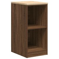 Garagekasten 2 st spaanplaat bruin eiken