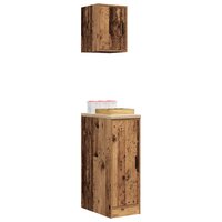 Garagekasten 2 st bewerkt hout oud hout
