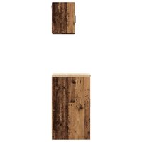 Garagekasten 2 st bewerkt hout oud hout