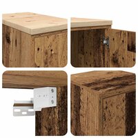 Garagekasten 2 st bewerkt hout oud hout