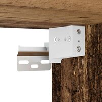 Garage wandkasten 2 st bewerkt hout oud hout