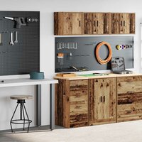 Garagekasten 2 st bewerkt hout oud hout