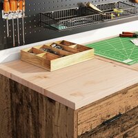 Garagekasten 2 st bewerkt hout oud hout