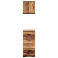 Garagekasten 2 st bewerkt hout oud hout