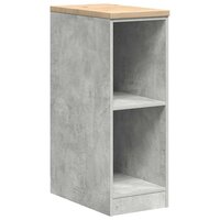 Garagekasten 2 st bewerkt hout betongrijs