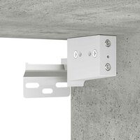 Garagekasten 2 st bewerkt hout betongrijs