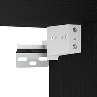 Garagekasten 2 st spaanplaat zwart
