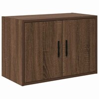 Garagekasten 6 st spaanplaat bruin eiken