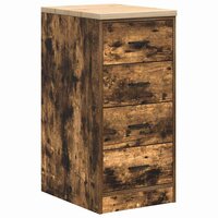 Garagekasten 6 st Spaanplaat gerookt eiken