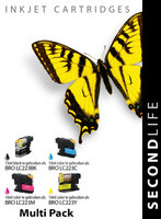 Kangaro Sl-11511159 Cartridge Secondlife Brother Multipack Lc 221/223