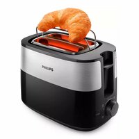 Philips Hd2516/90 Daily Collection Broodrooster Rvs/Zwart