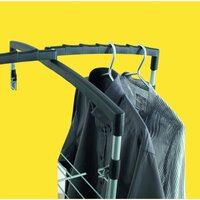 Metaltex Faro Droogtoren 38 M Drooglijn 4 Etages 64X69X171 Cm Zilver/Zwart