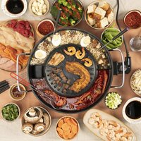 Tristar Pz-9131 Koreaanse Grill En Kookpot Zwart