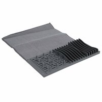 Overige Merken Afdruiprek Met Afdruipmat 38X48 Cm Antraciet