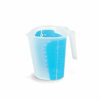 Dbp Maatbeker 500 Ml Blauw/Wit