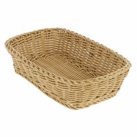 Westmark Broodmand Rieten Look Rechthoek 31X21X9 Cm Beige/Kunststof