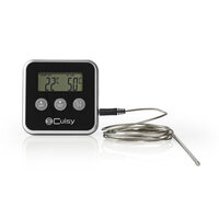 Nedis Kath105Bk Vleesthermometer 0 - 250 &amp;Deg;C Digitaal Display Timer
