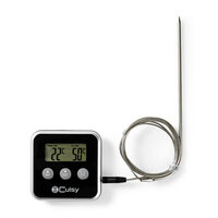 Nedis Kath105Bk Vleesthermometer 0 - 250 &amp;Deg;C Digitaal Display Timer