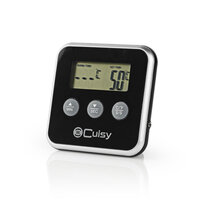Nedis Kath105Bk Vleesthermometer 0 - 250 &amp;Deg;C Digitaal Display Timer