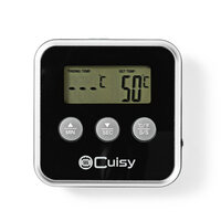 Nedis Kath105Bk Vleesthermometer 0 - 250 &amp;Deg;C Digitaal Display Timer