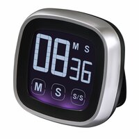 Xavax Keukentimer Touch Digitaal Zilver/Zwart
