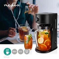 Nedis Kaicm200Fbk Ijskoffie &amp;Amp; Ijsthee Maker Filter Koffie 2.5 L 6 Kopjes Zwart