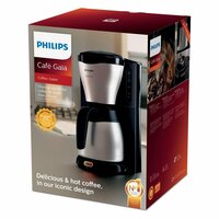 Philips Hd7548/20 Caf&amp;Eacute; Gaia Koffiezetapparaat Rvs/Zwart