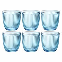 Overige Merken Bormioli Rocco Waterglazen 290 Ml 6 Stuks Blauw/Transparant/Glas