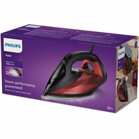 Philips Dst7022/40 7000 Series Hv-Stoomstrijkijzer Zwart/Rood