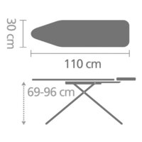 Brabantia Strijkplank A Cotton Flower 110X30 Cm
