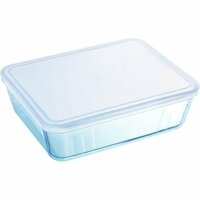 Pyrex Cook &amp;Amp; Freeze Glazen Ovenschaal + Deksel 4L Transparant