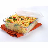 Pyrex Cook &amp;Amp; Freeze Glazen Ovenschaal + Deksel 4L Transparant