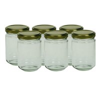 Overige Merken Jampotten 156 Ml 6 Stuks Glas/Transparant