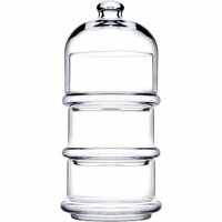 Overige Merken Pa?Abah&amp;Ccedil;E Glazen Toren Voorraadpot 26X11.8 Cm