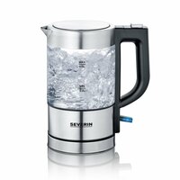 Severin Wk3472 Glaswaterkoker 0.5L 1000W Rvs/Zwart