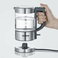 Severin Wk3472 Glaswaterkoker 0.5L 1000W Rvs/Zwart