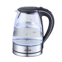 Schafer Sch&auml;fer Glazen Waterkoker 1.7L 2200W Rvs/Zwart