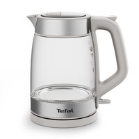 Tefal Ki605B Glazen Waterkoker 1.7L 2200W Grijs/Rvs