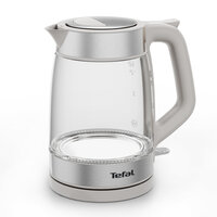 Tefal Ki605B Glazen Waterkoker 1.7L 2200W Grijs/Rvs