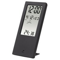 Hama Thermometer/Hygrometer Th-140 Met Weerindicatie Zwart