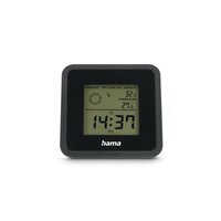 Hama Borneo Digitale Thermometer En Hygrometer Voor Binnen Zwart